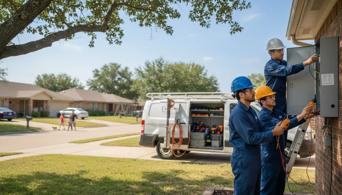 Certified electrician providing emergency electrical services in Reynolds, GA
